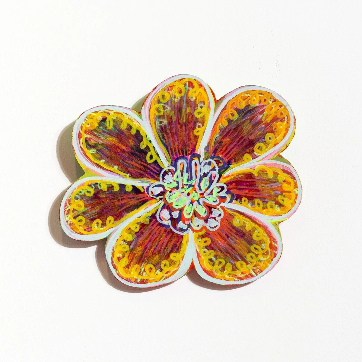 Ruffled Yellow Flower