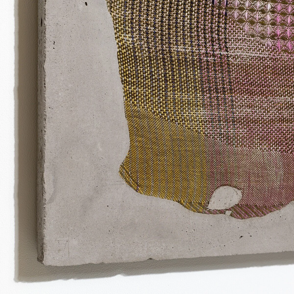 Colorful abstract mixed media sculptural weavings by Crystal Gregory at Soapbox Arts Gallery in Burlington, VT