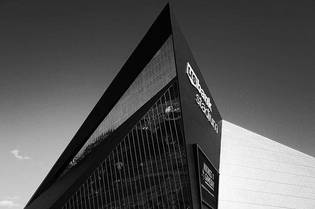 It is not for sale, but I would love to help someone buy something like my hometown Minnesota Vikings stadium. I attended the preseason game today with my mom and we had the opportunity to chat with our longtime friends Jo and John before kickoff.