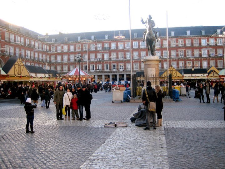 plaza mayor at christmas