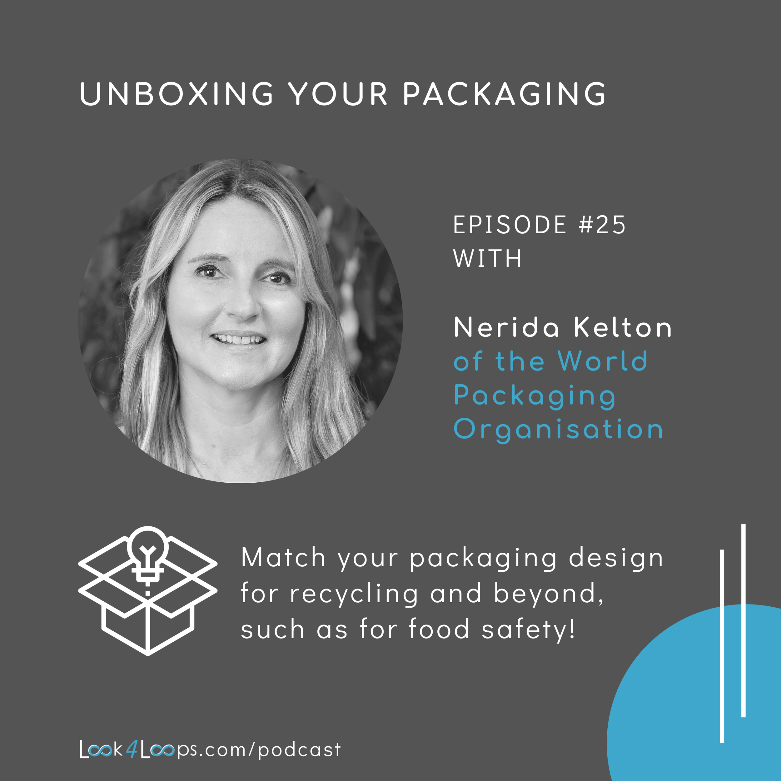 Episode #25: Match your packaging design for recycling and beyond, such as for food safety!