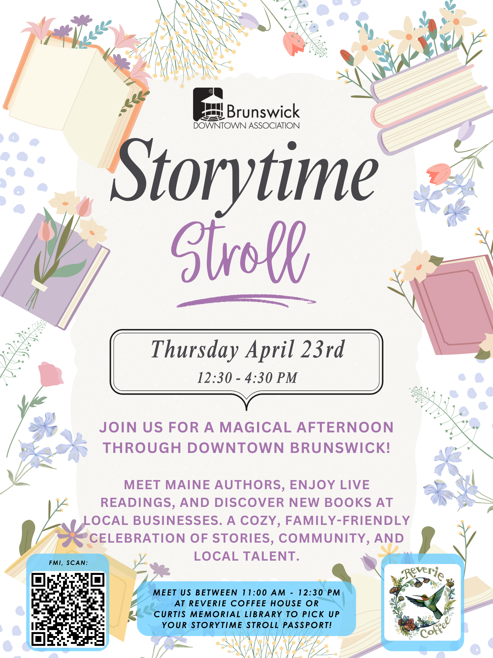 STORYTIME STROLL, Brunswick, Maine