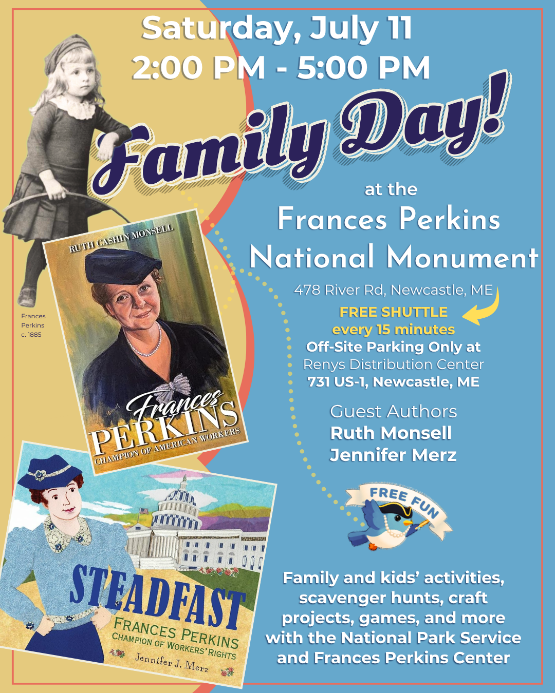 Frances Perkins Center Author Event
