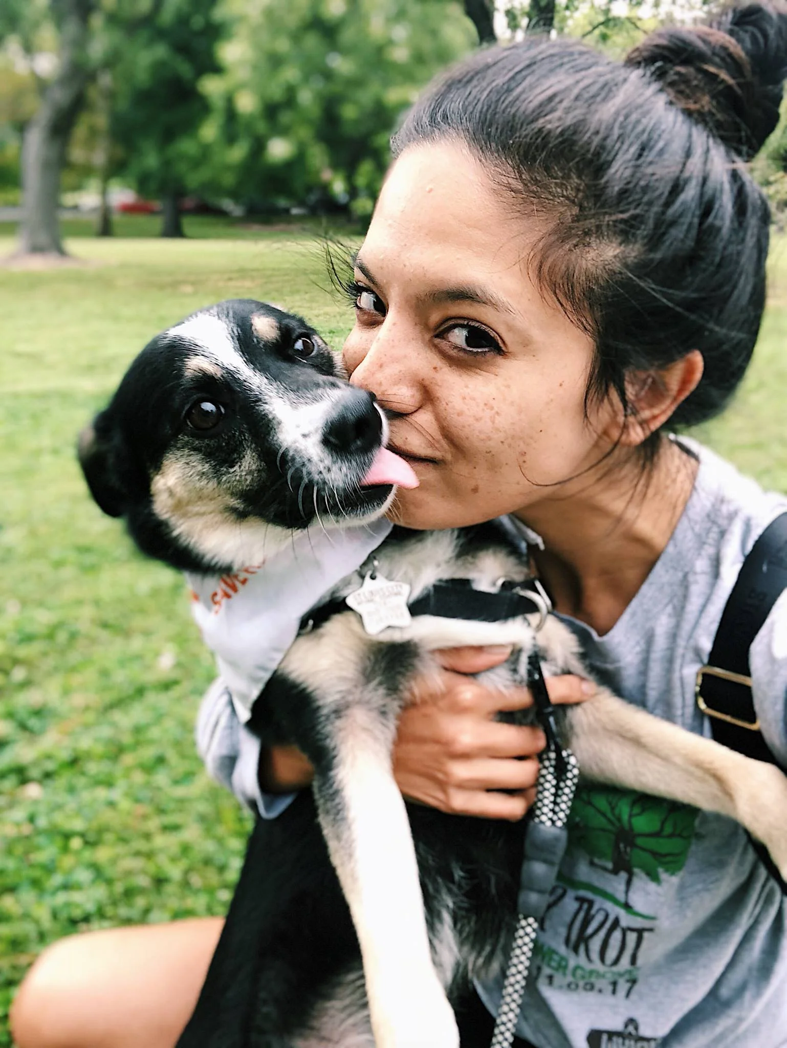 Tina with her other half, Tank.