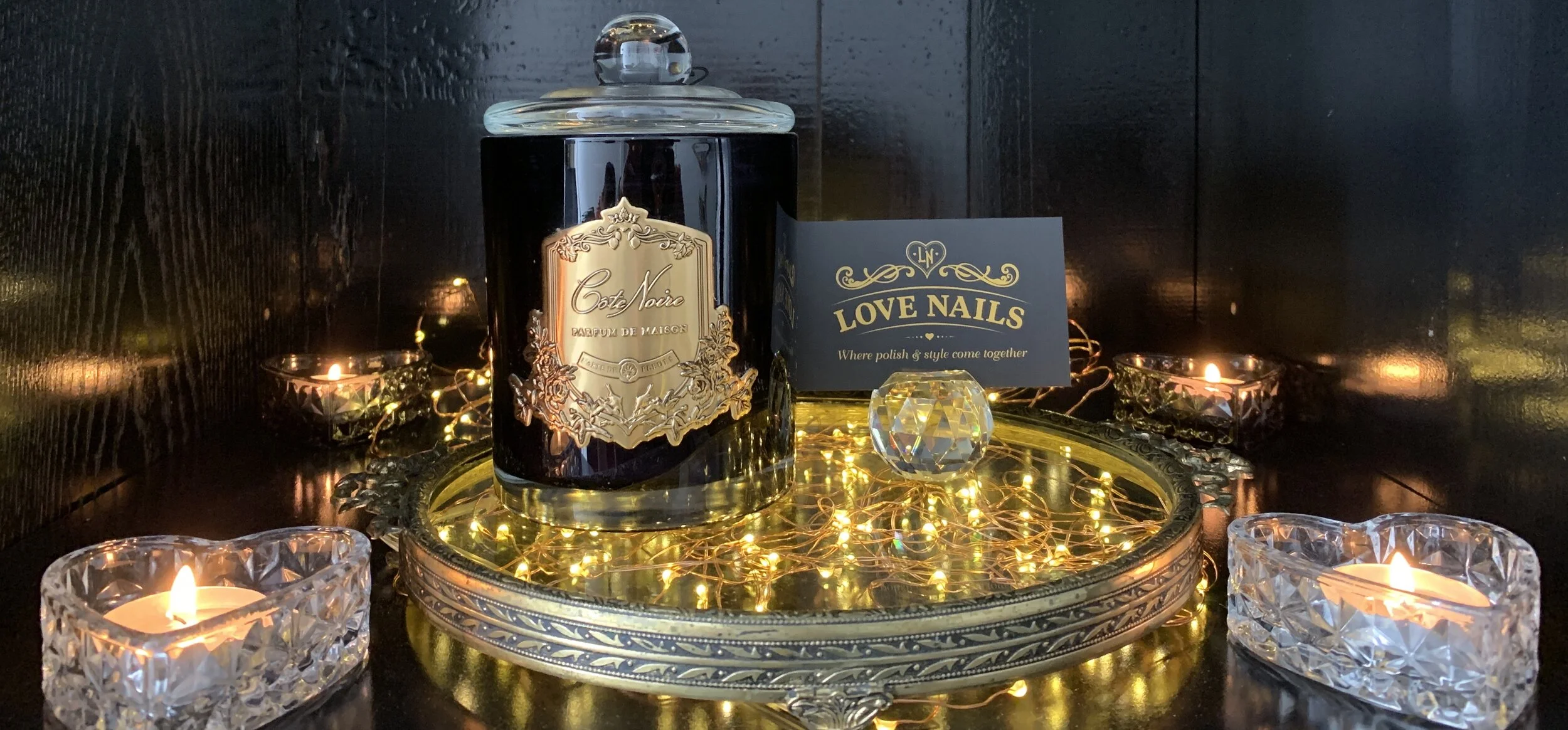 Candle Champagne Rose 