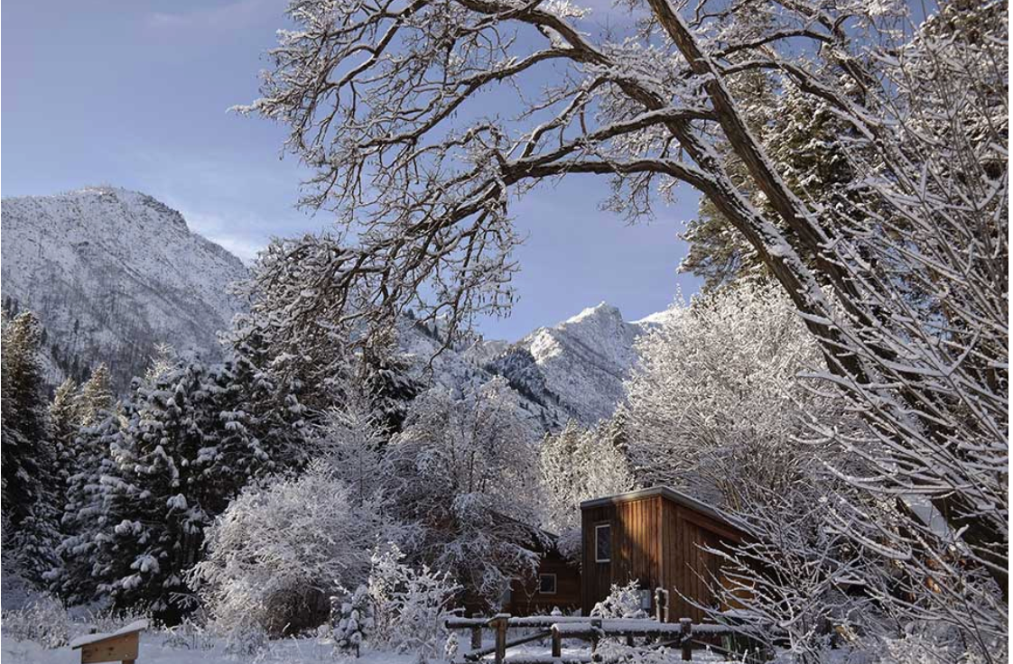 day-long winter yoga retreat at Canyon Wren in Leavenworth, WA