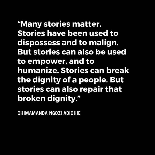 Black stories matter. Black voices matter. Black lives matter. ❤️