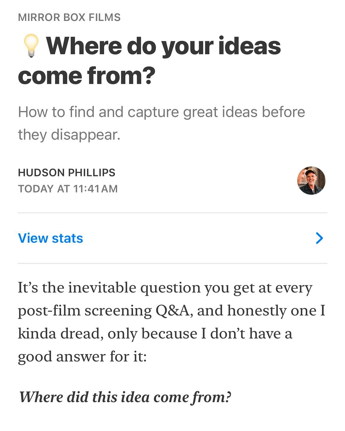💡 Great ideas don&rsquo;t just appear out of nowhere&mdash;you have to train yourself to find and capture them. 

Whether you&rsquo;re a writer, filmmaker, or just someone who loves stories, here&rsquo;s how to develop an &ldquo;idea sponge&rdquo; m