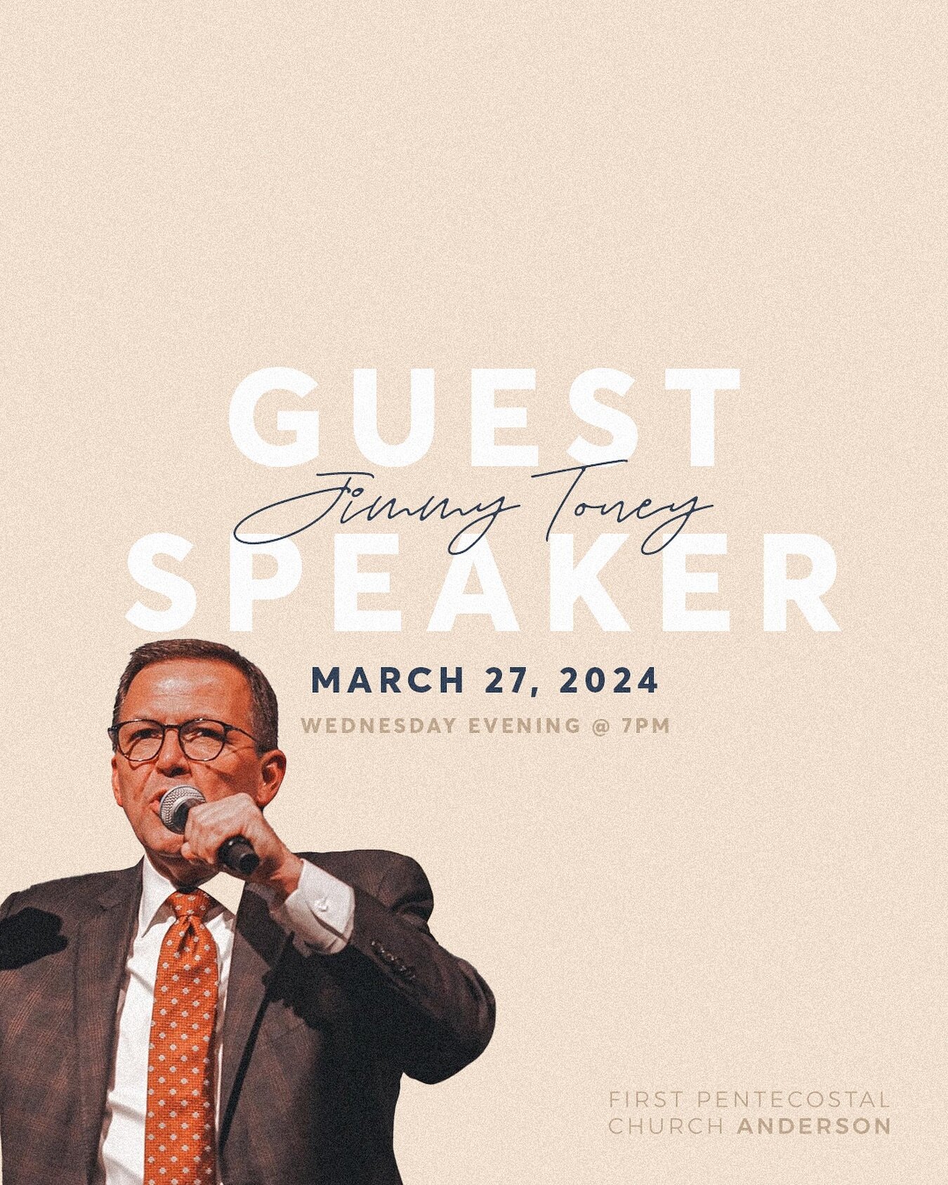 We are excited to have Pastor Jimmy Toney with us tonight from @thepentecostals.gnv 

Come expecting a powerful move of God 🙌

Midweek at FPC @ 7p

#FPCAnderson