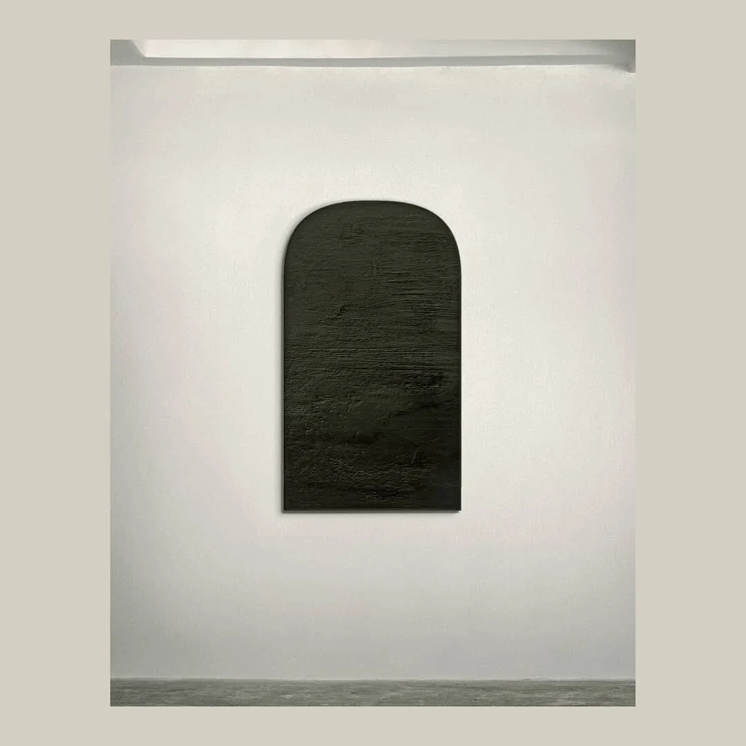 DARK ARCH . Mixed Media on Board . 2021