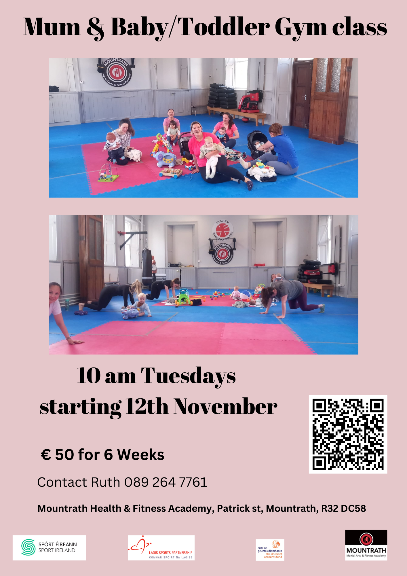 Mum & Baby/Toddler gym class