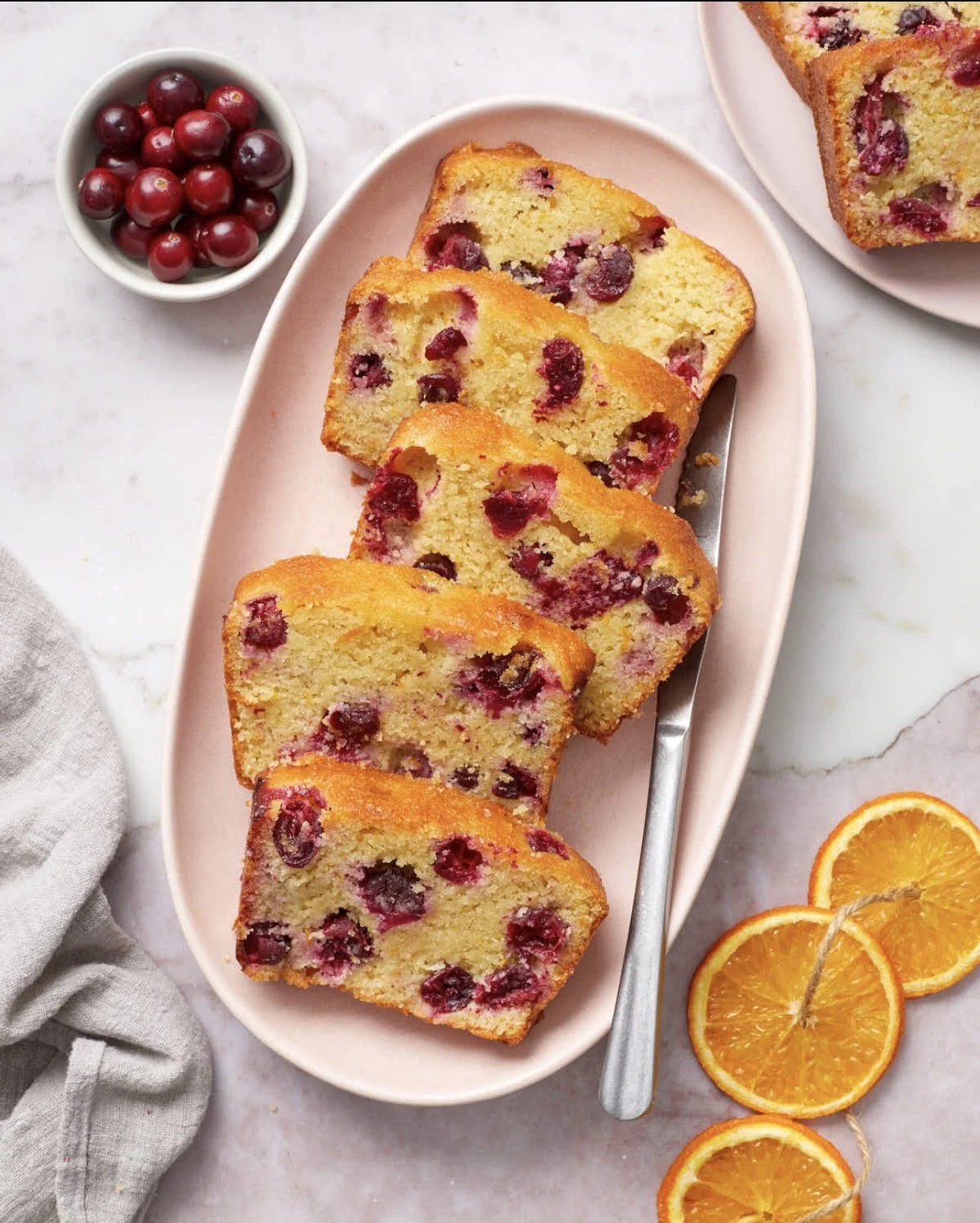 🎄 Cranberry Orange Almond Loaf (Gluten-Free & Dairy-Free)