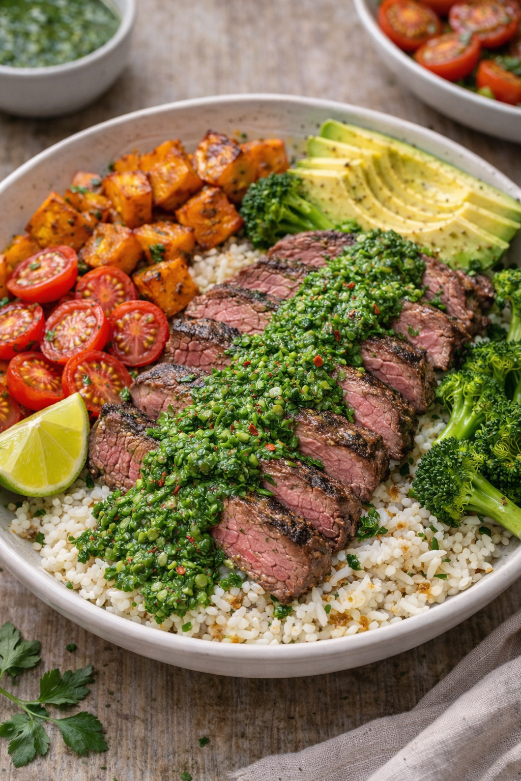 Chimichurri Steak Bowls 🥩🌿
