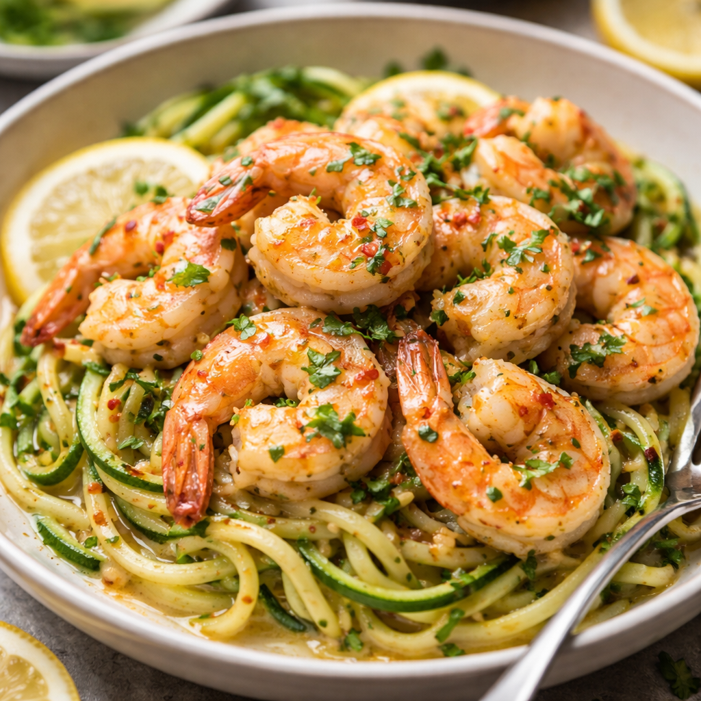 Garlic Lemon Shrimp Scampi