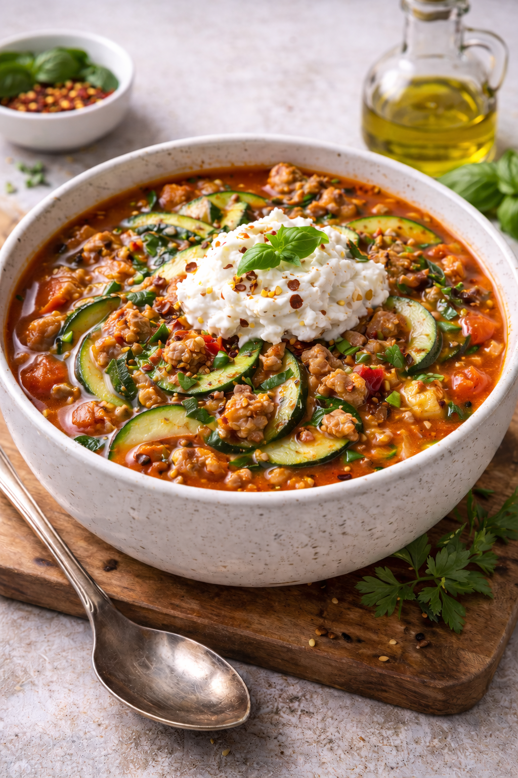 TURKEY LASAGNA SOUP