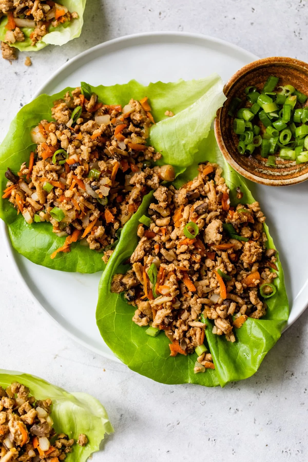 ASIAN CHICKEN LETTUCE WRAPS