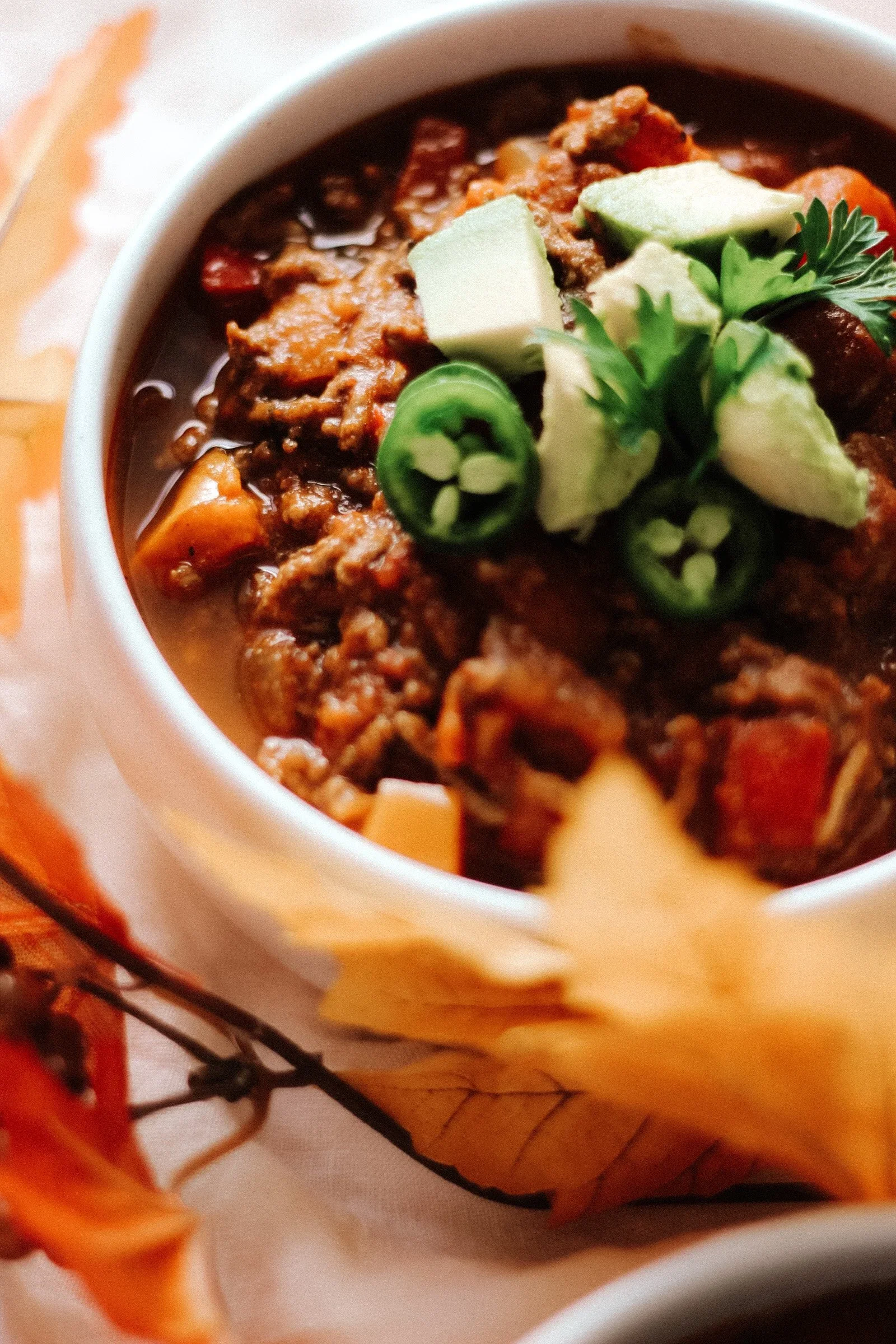 PALEO PUMPKIN CHILI WITH GROUND Ground Turkey