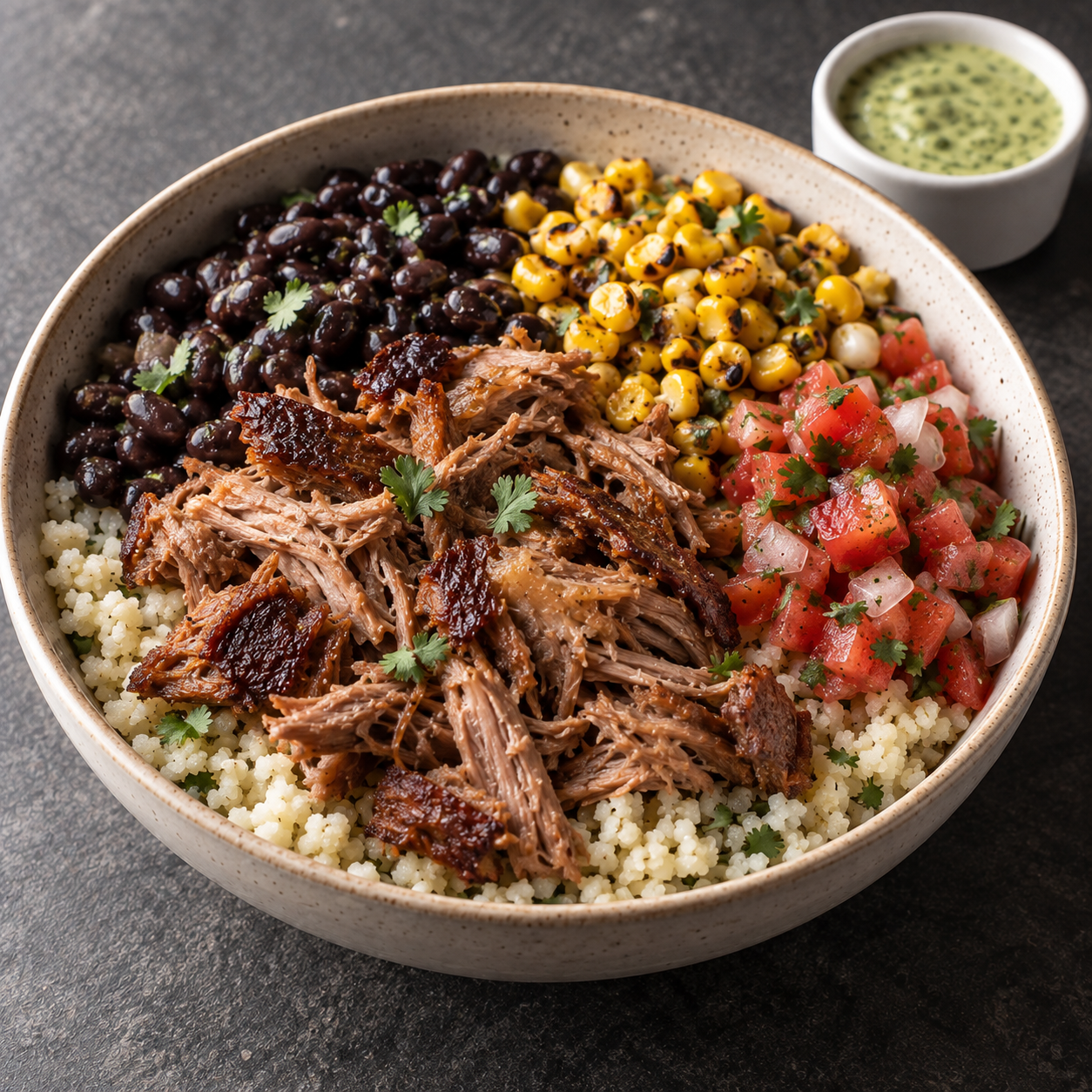 CHICKEN OR CARNITAS BURRITO BOWL