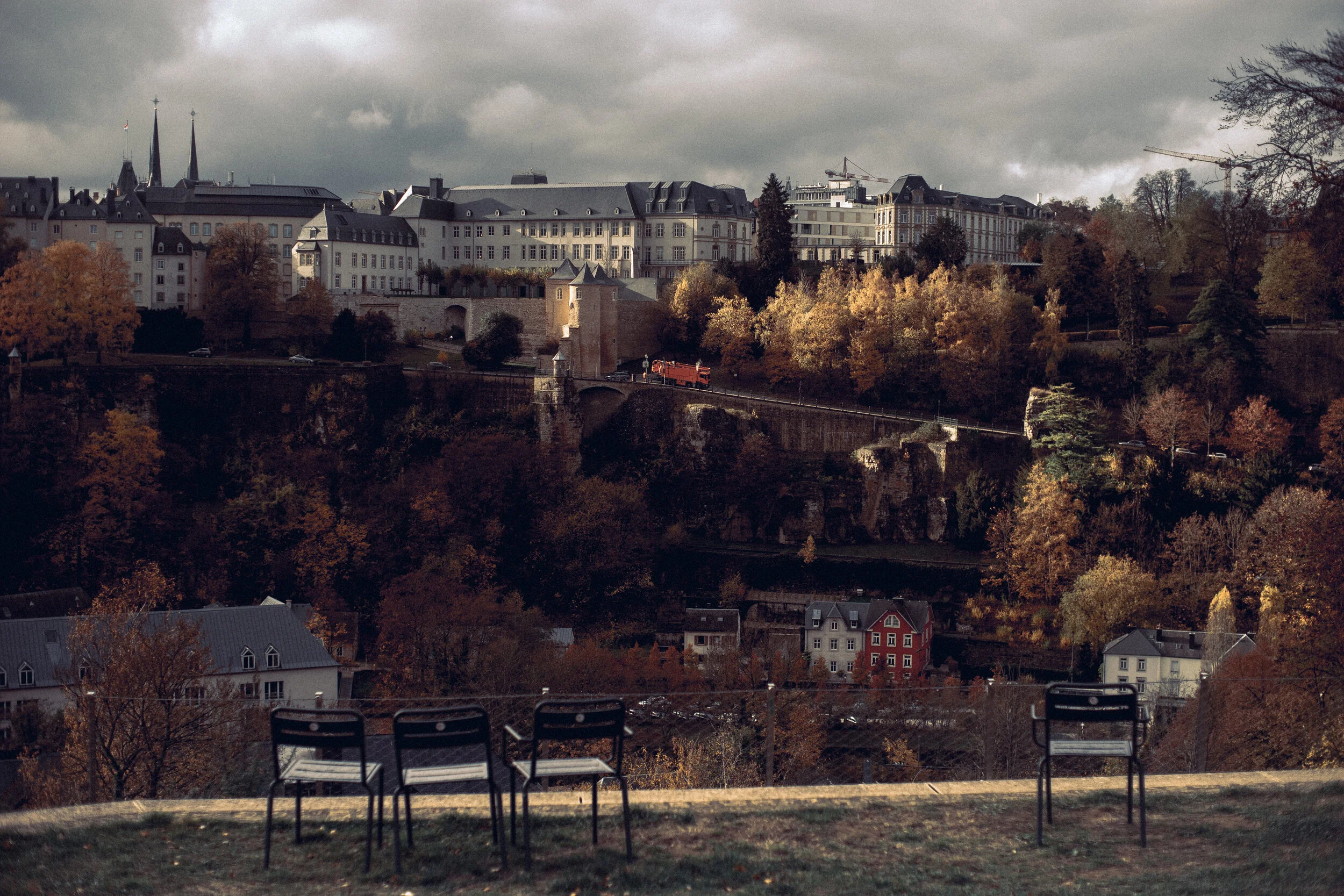 From a landscape series of Luxembourg City’s Old Town in autumn. 