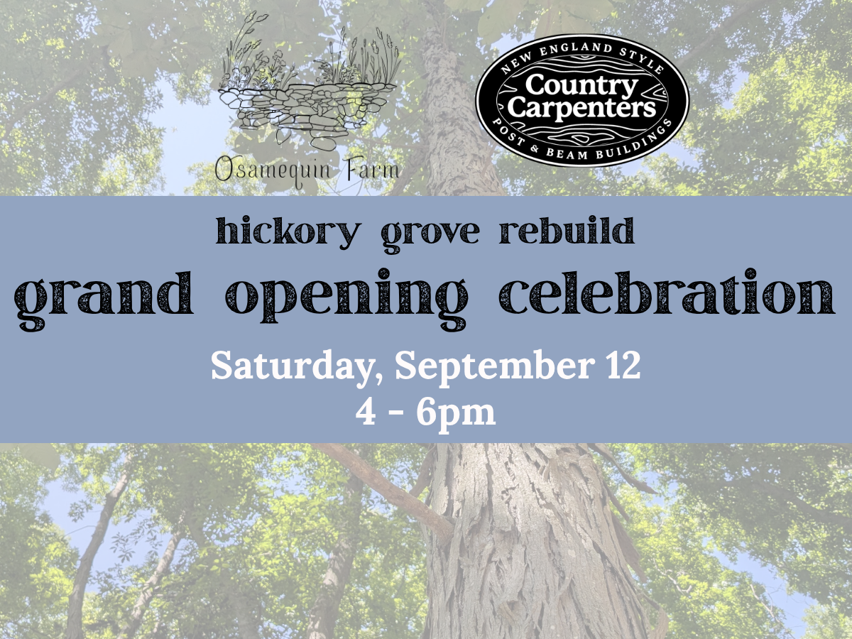 Grand opening celebration (Sept 12)