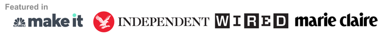 As featured in CNBC Make It, The Independent, WIRED and Marie Claire