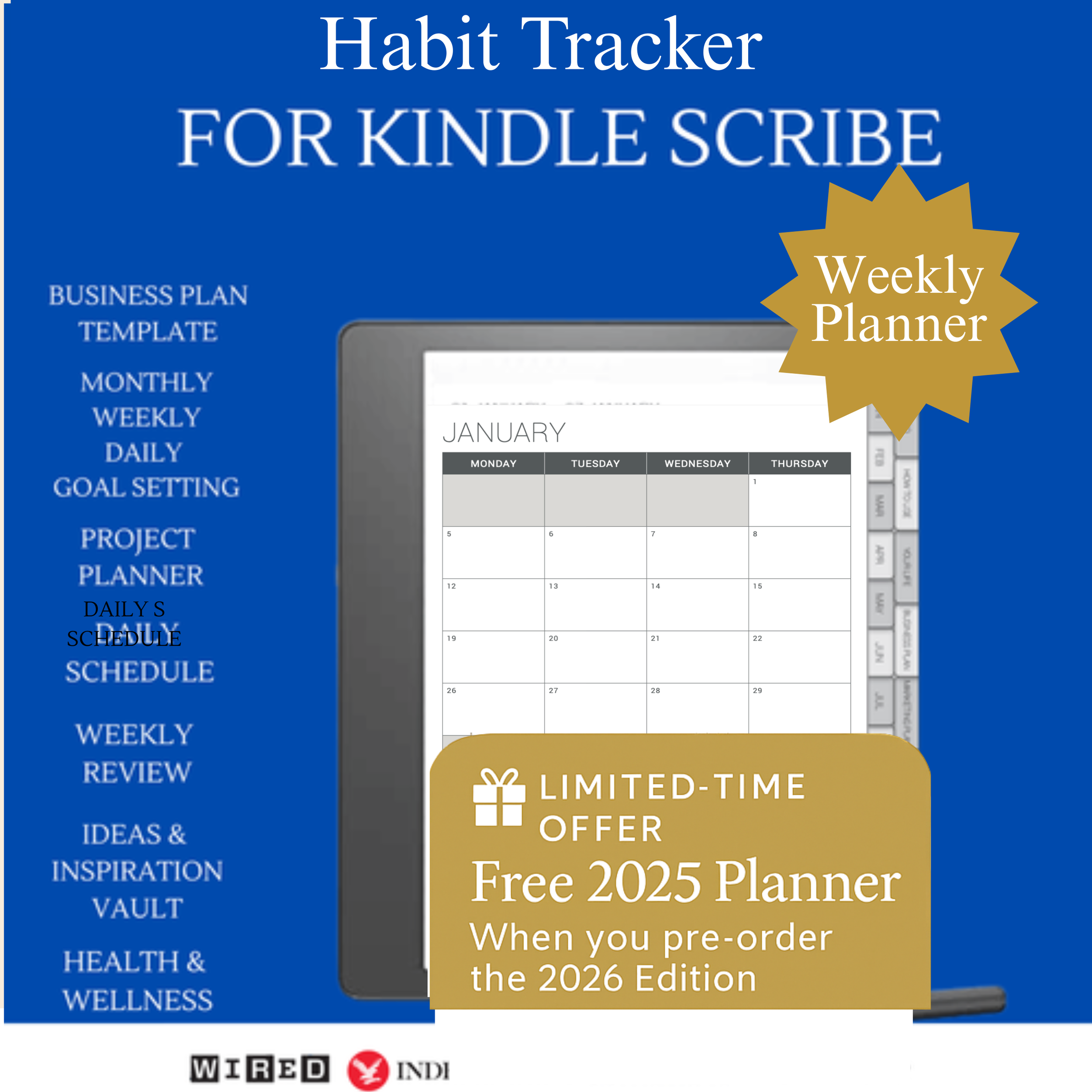 2026 digital planner for kindle scribe -Habit Tracker.png