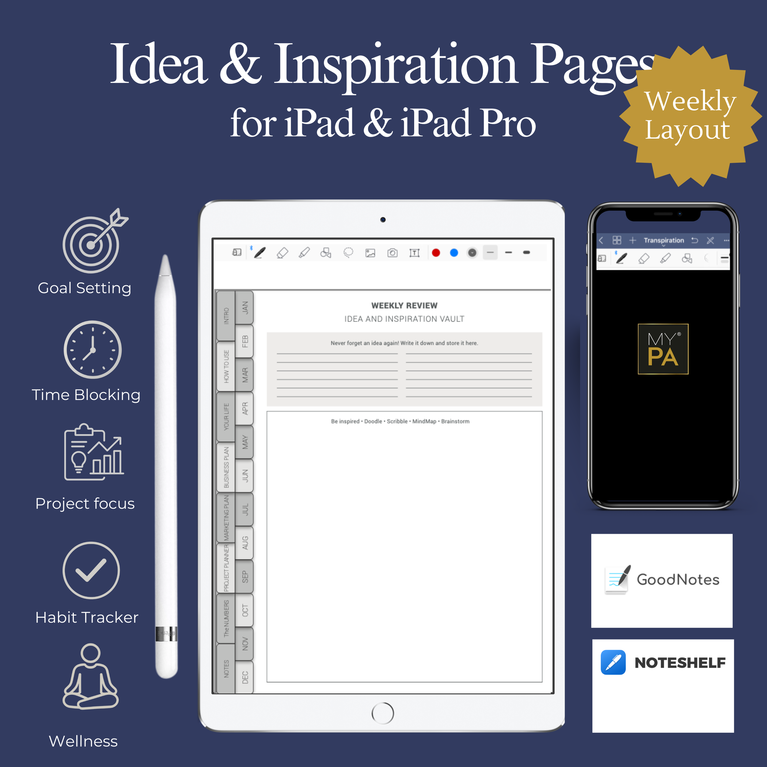 Idea & Inspiration Pages- digital planner for ipad .png