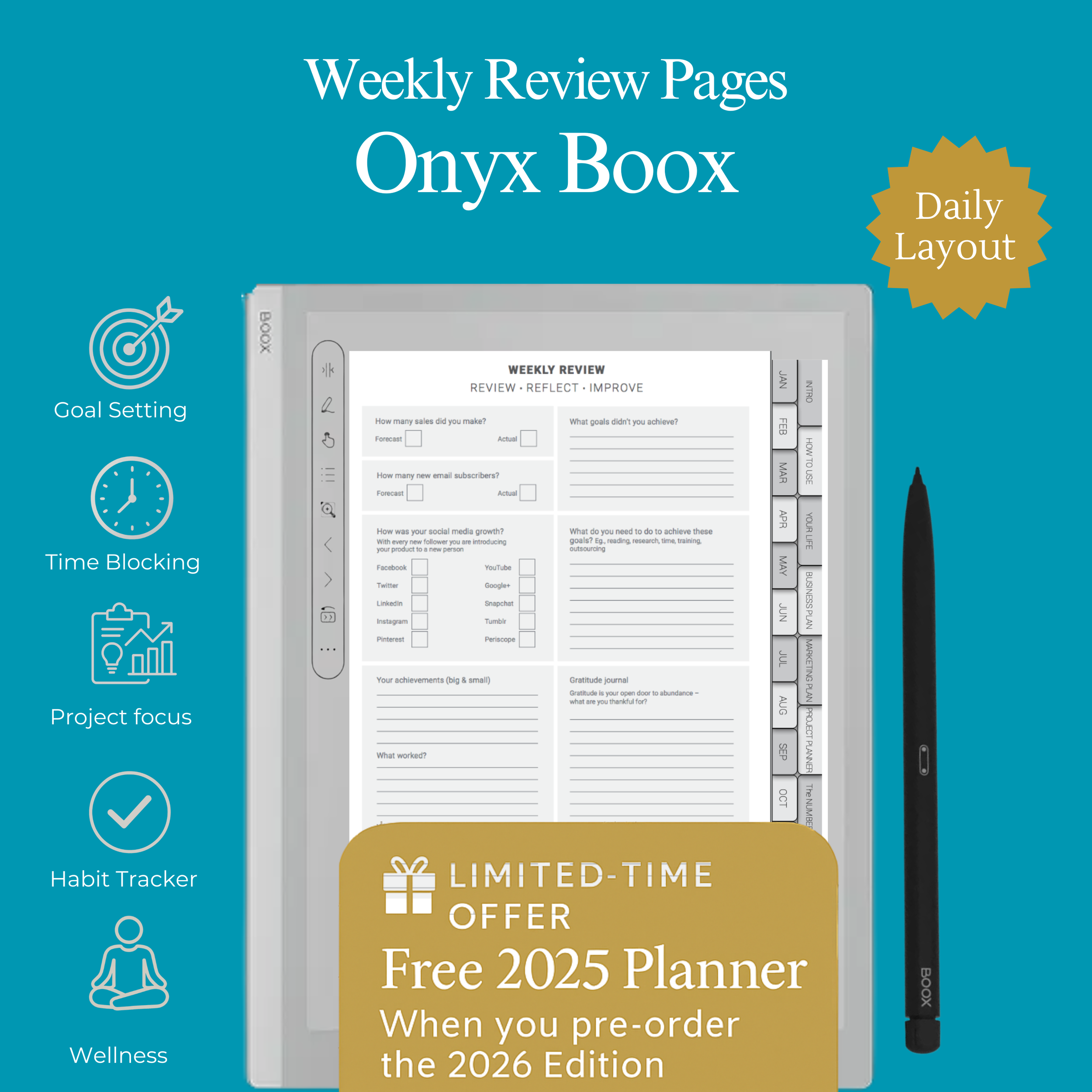 2026 Digital Business Planner-template- Onyx Boox -weekly review pages.png