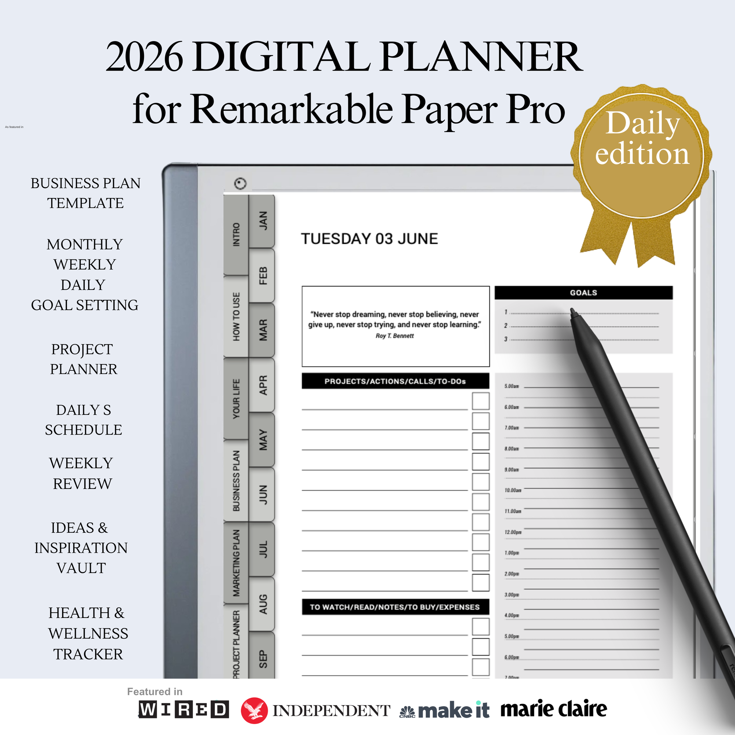 Digital planner for Remarkable 2 paper Pro Daily edition.png