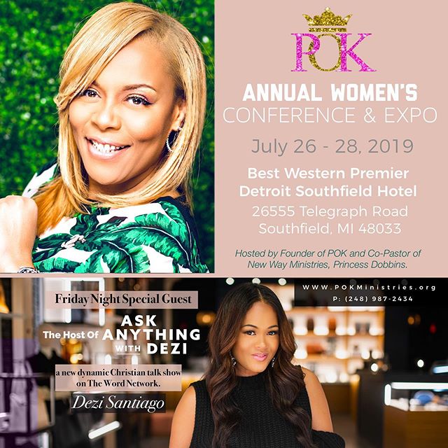 The POK conference is just around the corner! Join us this weekend for dynamic messages from both of our Co-Executive Producers, @Dezi_S and @KelliMColeman! But your tickets at the link in our bio!