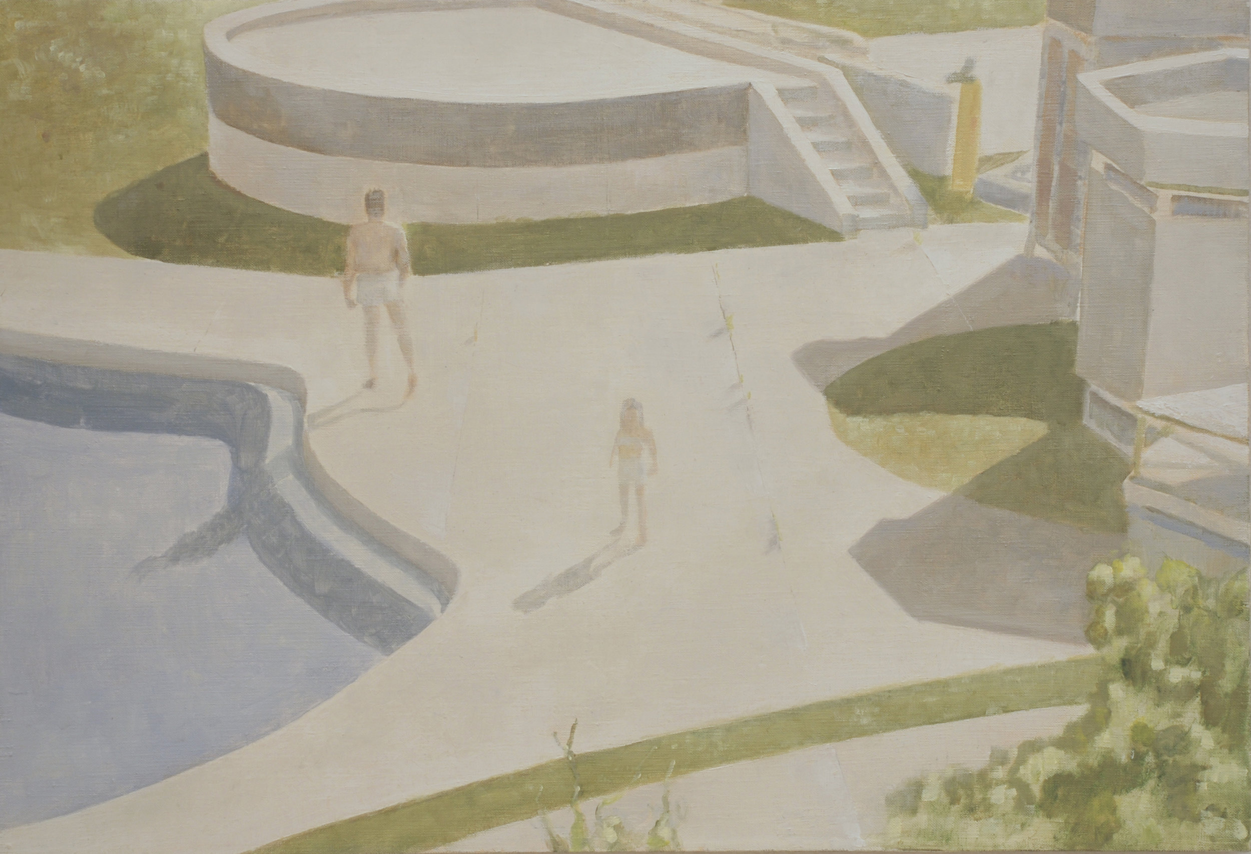 Thin Ice, oil on linen, 22 x 32 inches, 2008