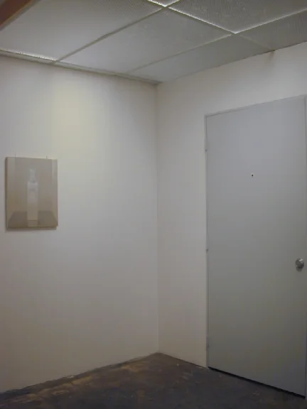    The Oasis  , Installation view of  Airloc k door and painting. 