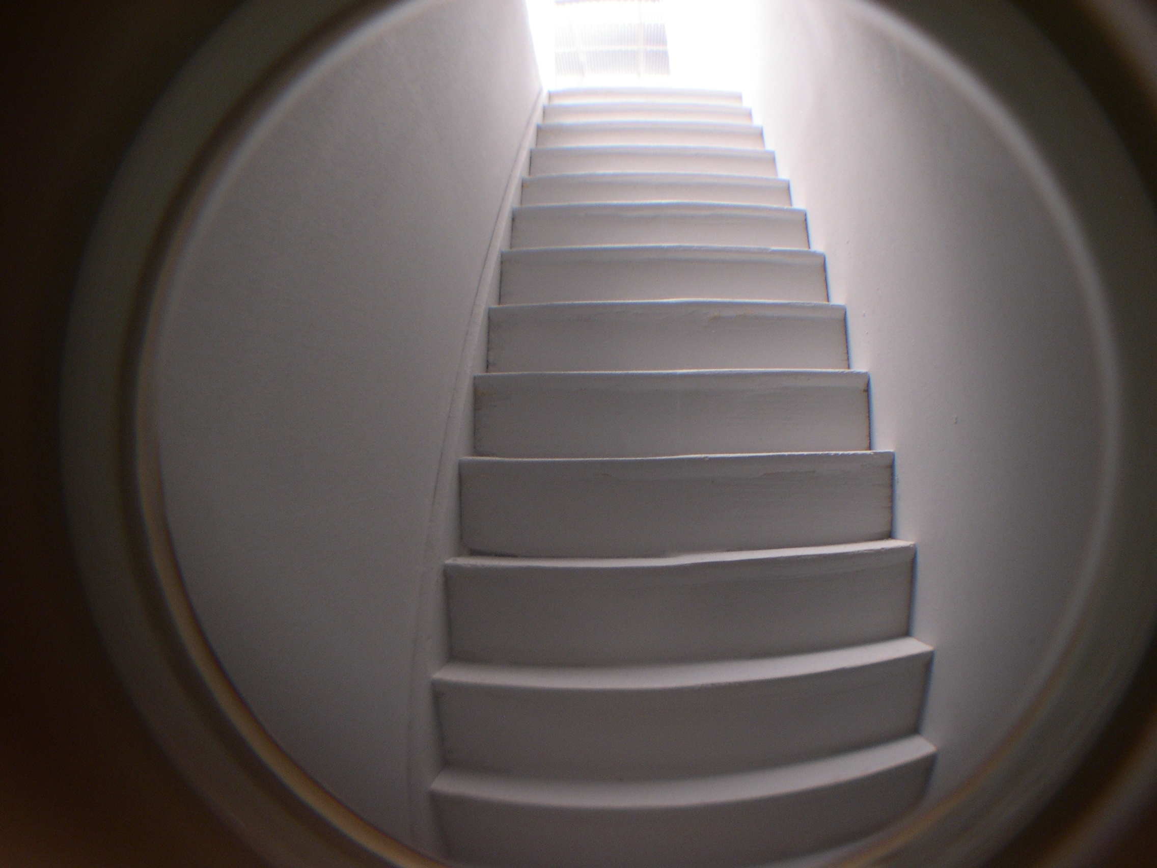 The Palace at 4 AM , interior view of Attic Materials include: wood, MDF, acrylic, polystyrene, porcelain, halogen lights, and peephole lens