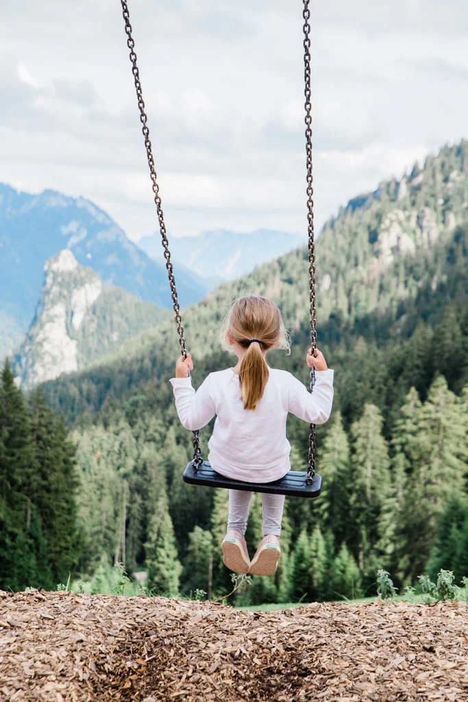 Swinging out into the mountains at Kolbensattel, near Oberammergau, where you will find the alpine coaster.
