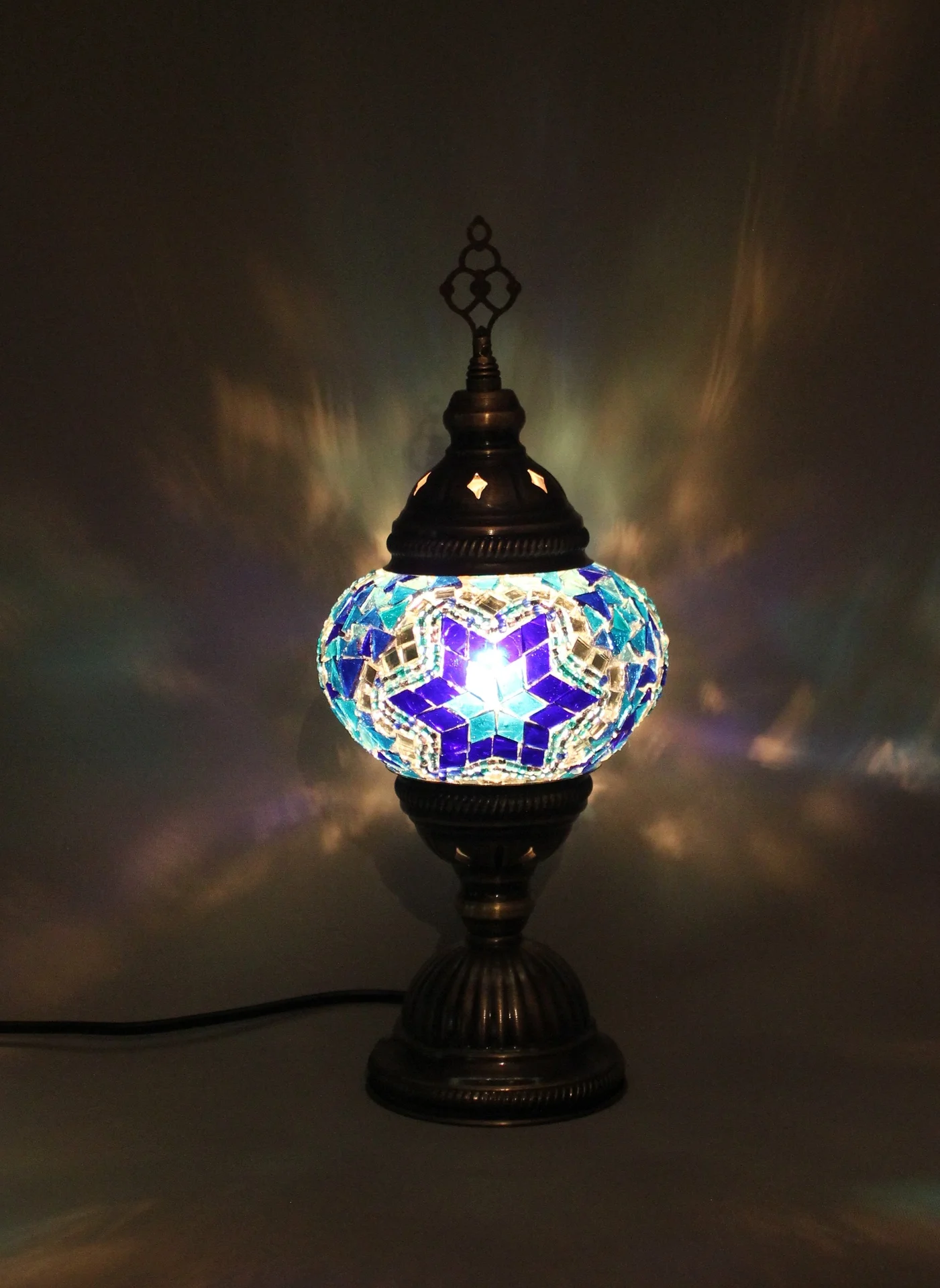 Single Turkish Hand-Made Table Lamp