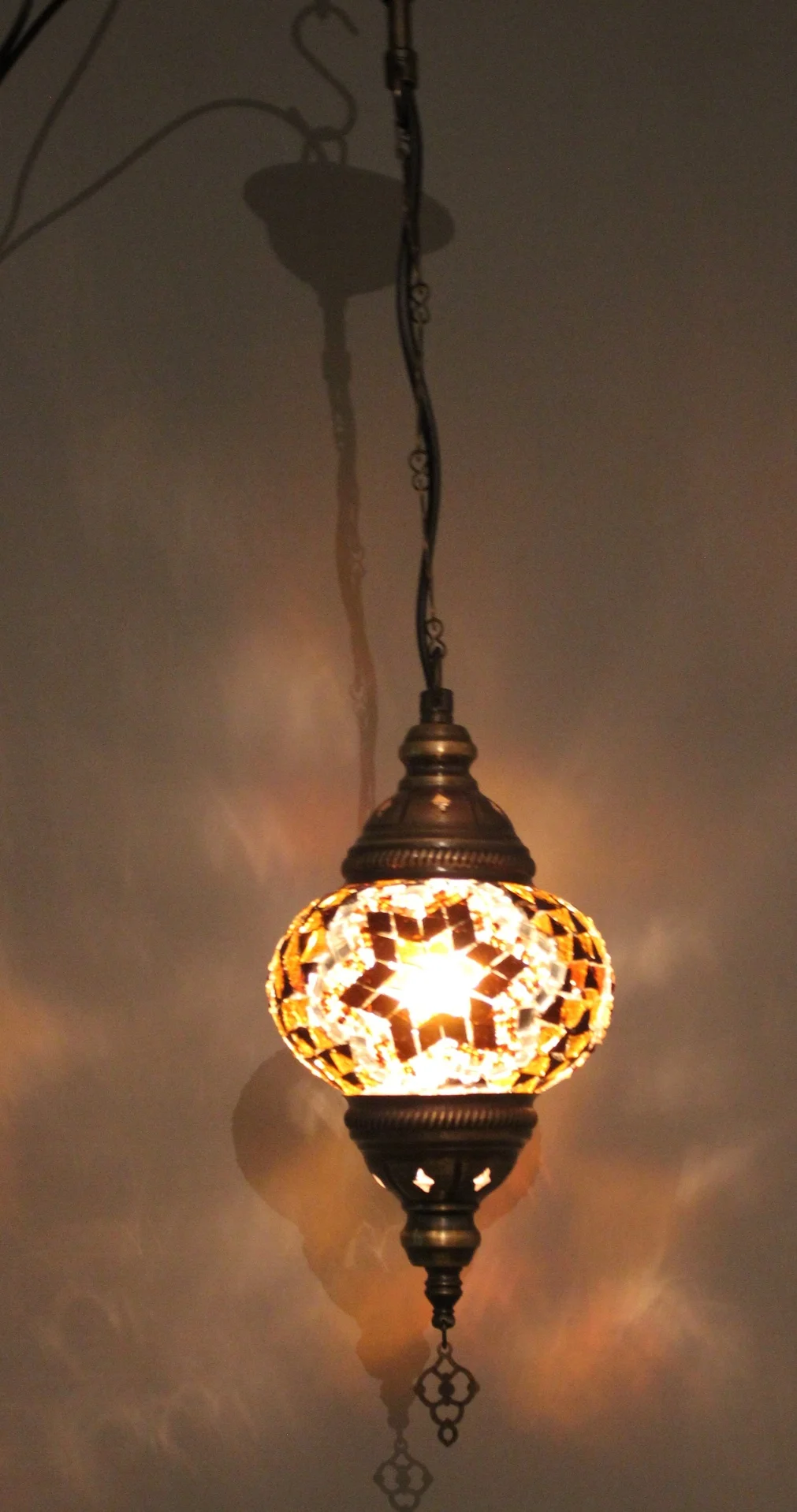 1 piece hand-made Turkish lamp for hanging