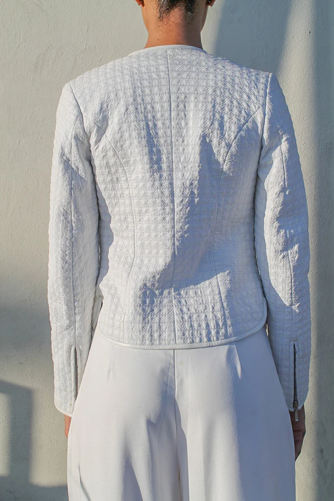 Quilted Leather Jacket  