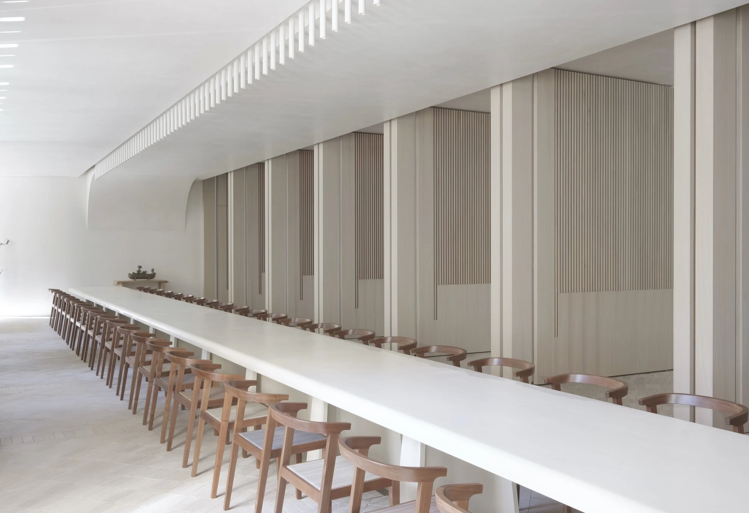 The banquet hall in Indigo Slam, by Smart Design Studio; furniture by Khai Liew. Photo: David Roche