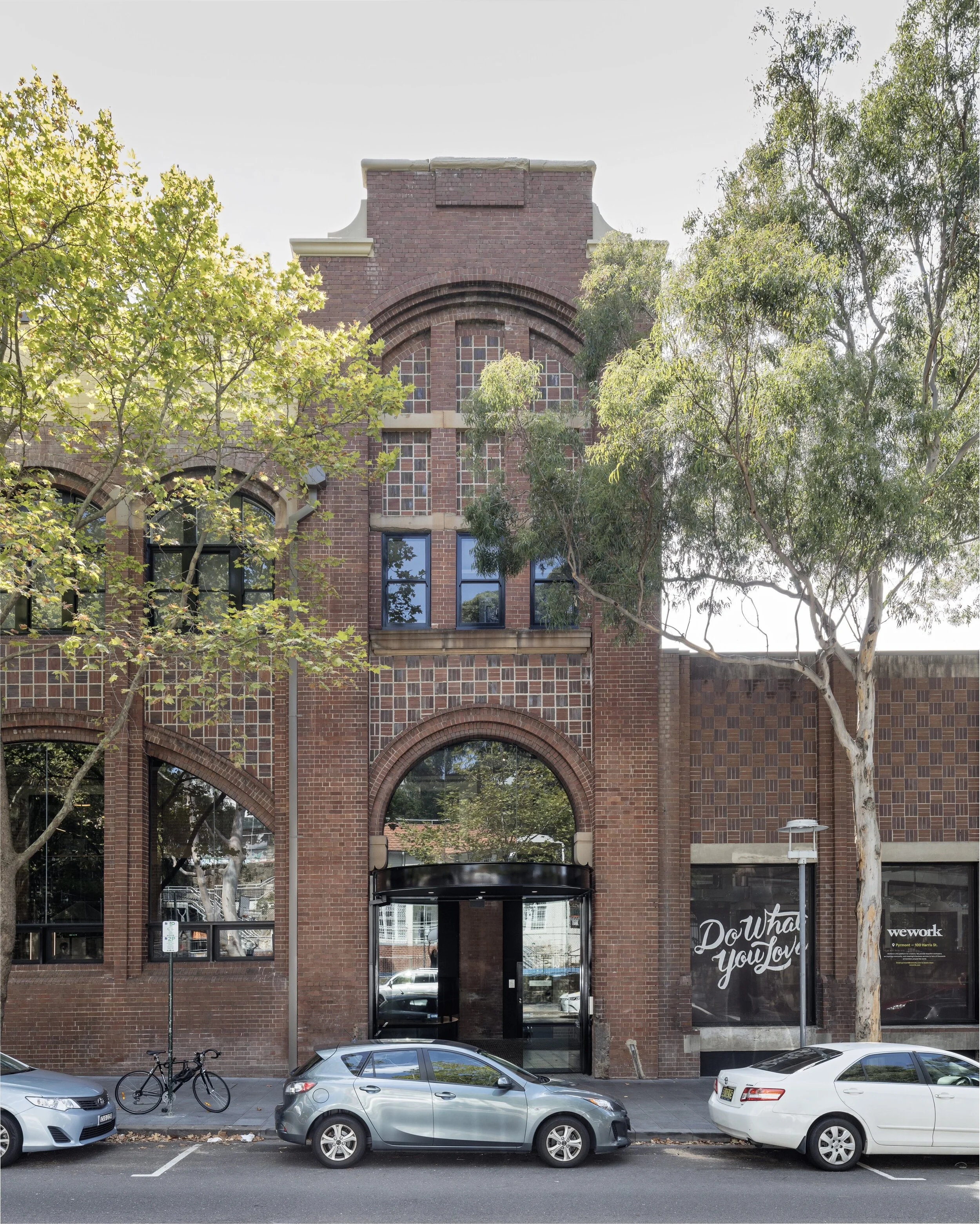 The brickwork tapestry at 100 Harris Street, Ultimo. Photo: Felix Forest