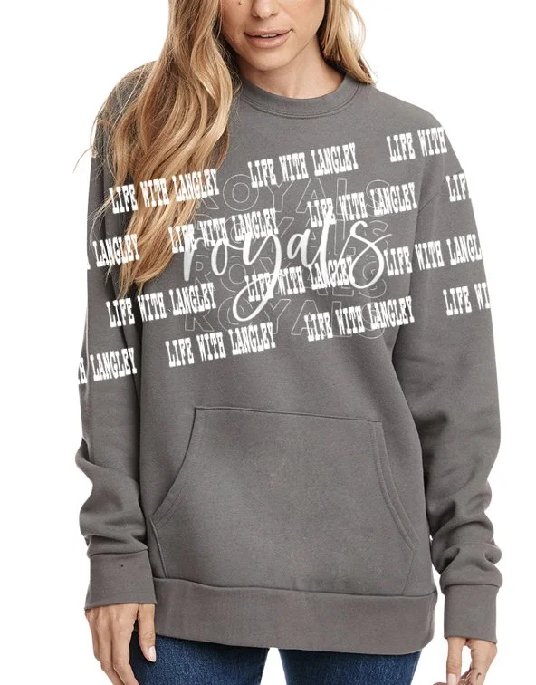 Royals POCKET Sweatshirt : Grey