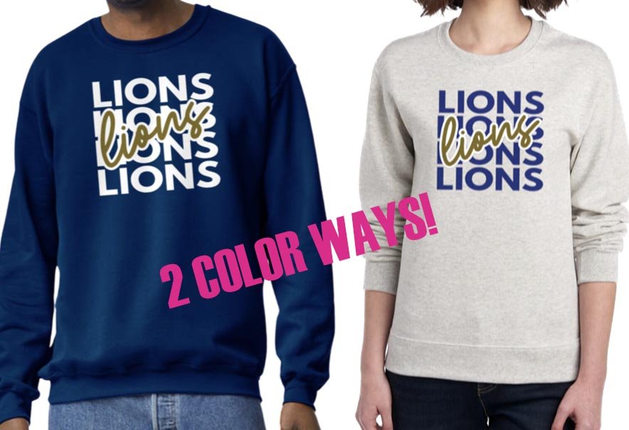 LIONS Spirit Wear Sweatshirt