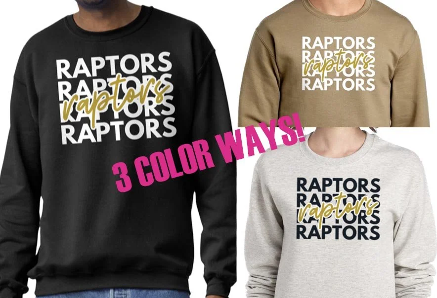 RAPTORS Spirit Wear Sweatshirt