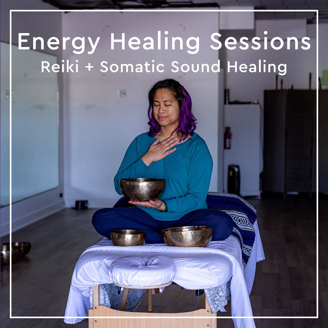 ✨ANNOUNCEMENT: New offering - Energy Healing Sessions✨
 
***SWIPE TO LEARN HOW TO BOOK A SESSION***

This year, I was inspired to offer more in addition to Restorative yoga, but I wasn't sure what it would be. I wanted to offer something aligned with
