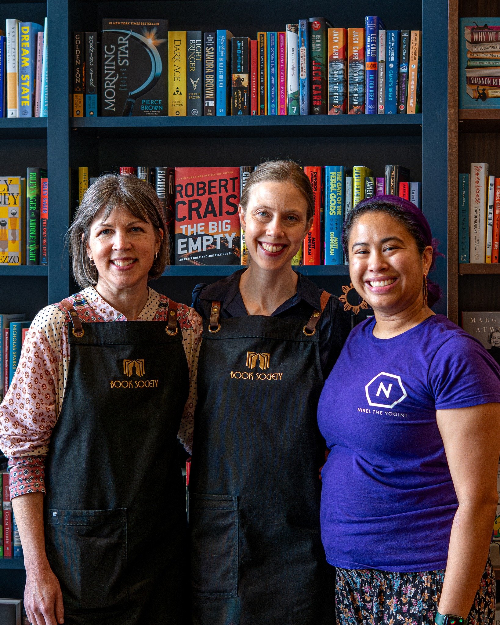 Support local businesses and entrepreneurs!

***SWIPE FOR MORE FROM SUNDAY IN THE STACKS***

I love @booksocietysocial! This place is such a vibe. It&rsquo;s giving Bookworm Belle energy, but make it grown up, modern, and community-rooted. Watching t