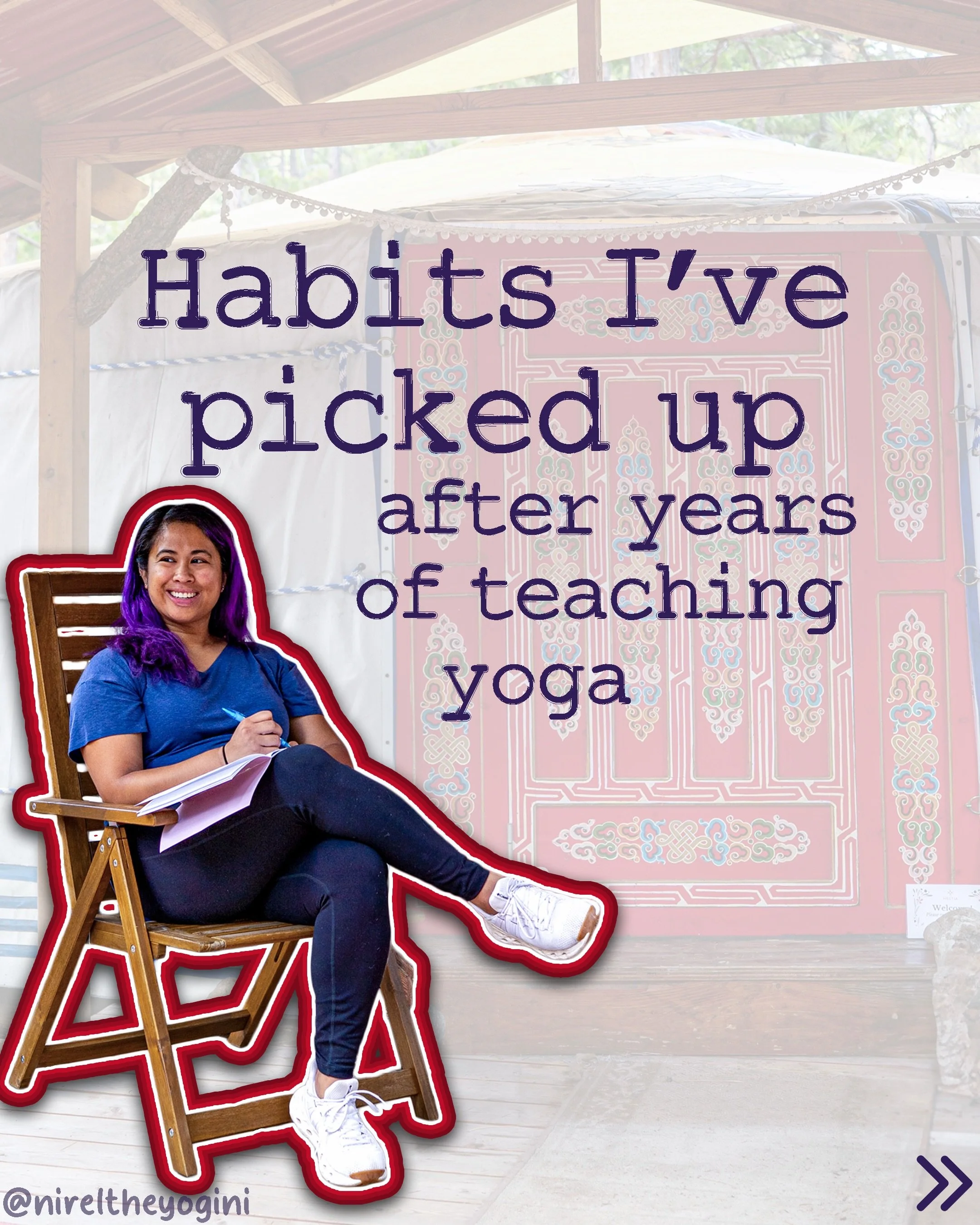A few habits I&rsquo;ve picked up after years of teaching yoga: cue less, watch more, trust the room, and make space. Turns out, I don&rsquo;t need to have all the answers. 🤷🏽&zwj;♀️

Which one are you working on?

📍Hestia Magic @hestiamagic 

Sli