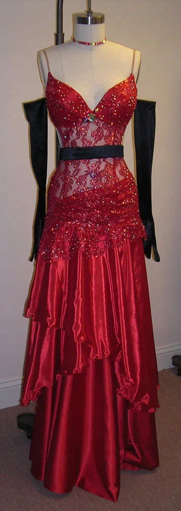 Red and Black Tango Dress