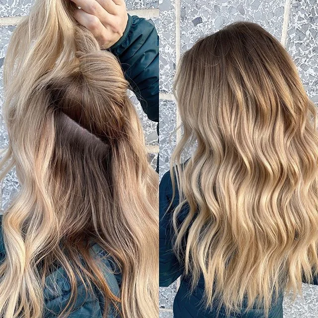 🚨 ANNOUNCEMENT 🚨

I have been going on quite the #handtiedextensions education journey this year! Can you spot that track? This weft is completely exposed (this is what it looks like underneath the weft, and on top!) What extensions?! 😍

After yea