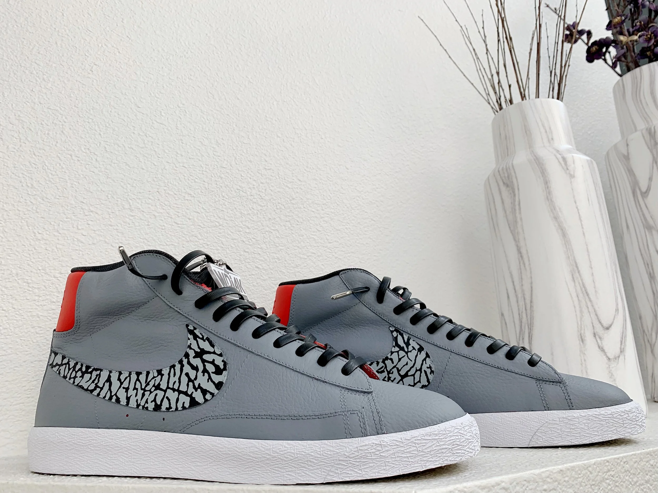 Gray Cement Blazers