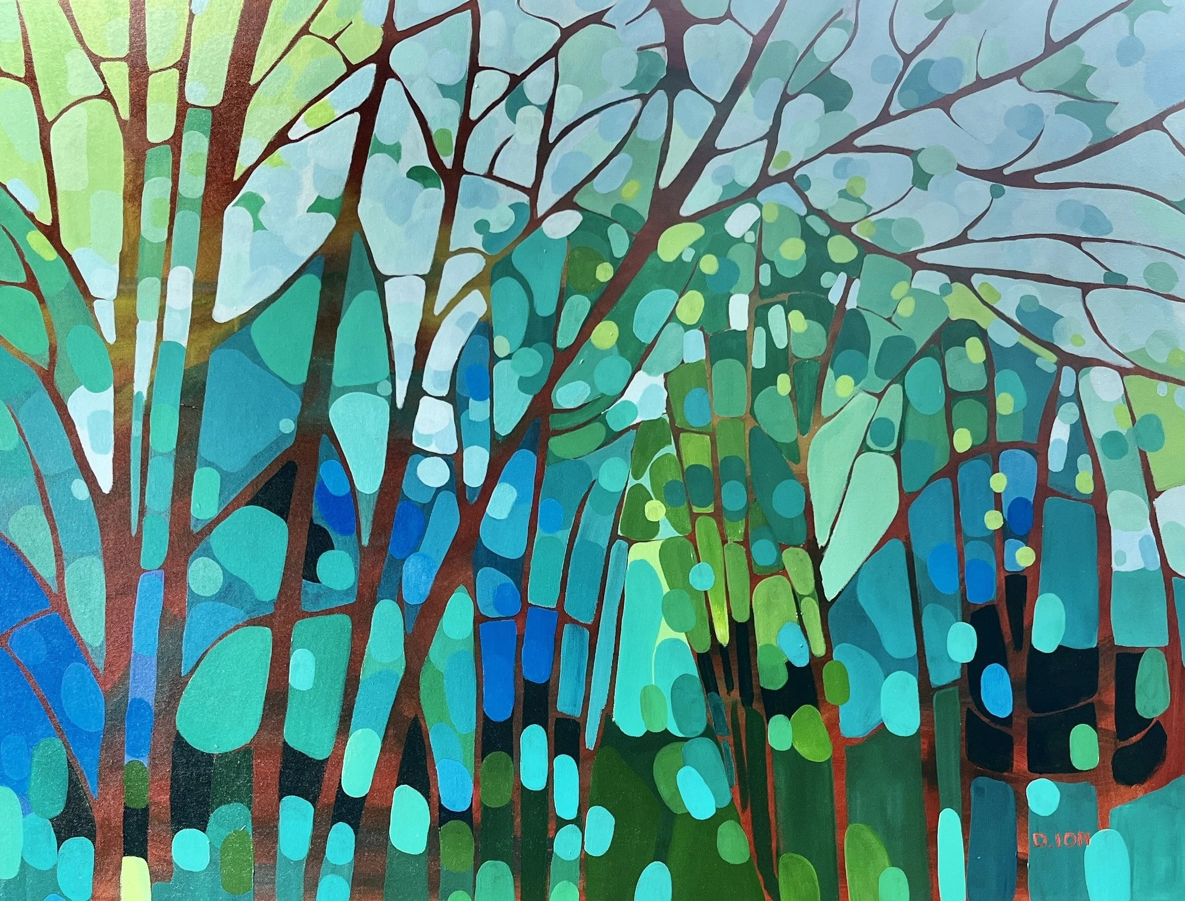 Spring Woodlands 30x40 $1900