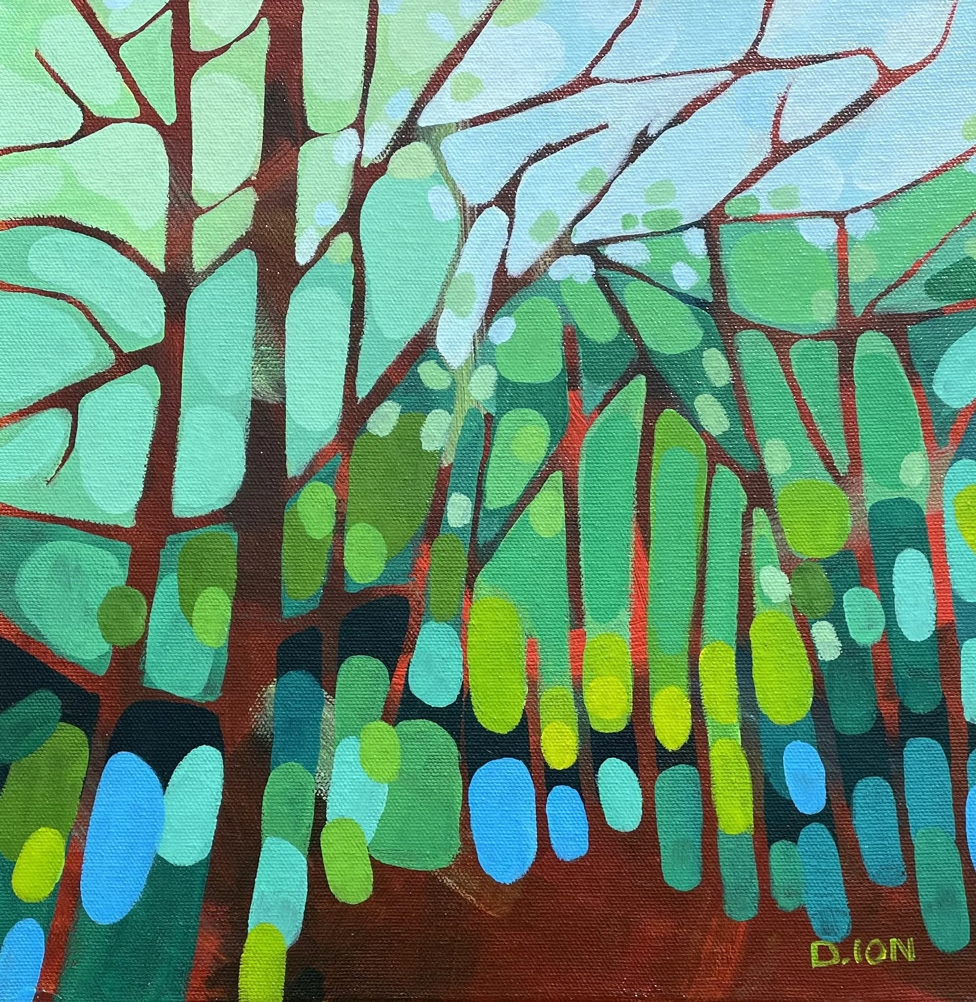 Woodlands #4 12x12